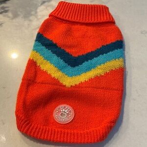 GF Pet orange Knit Dog Sweater